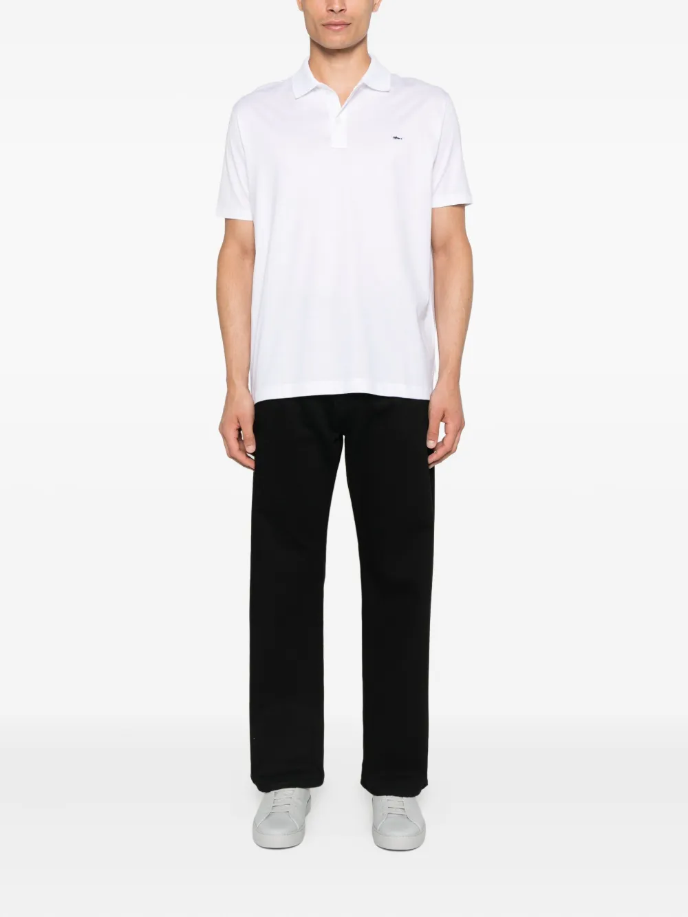 Paul & Shark Poloshirt met geborduurd logo Wit