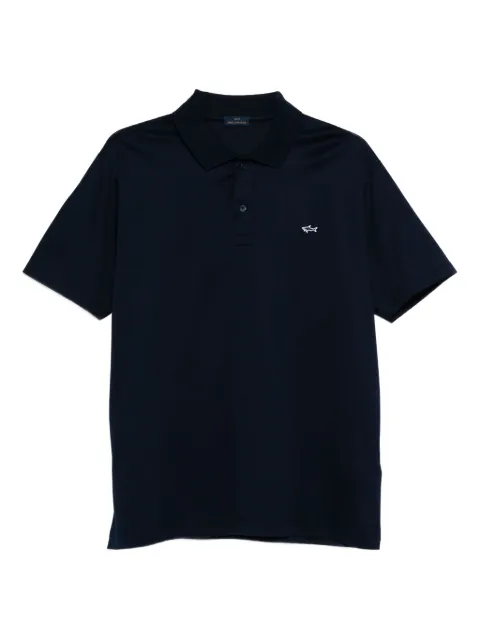 Paul & Shark logo-embroidered polo shirt