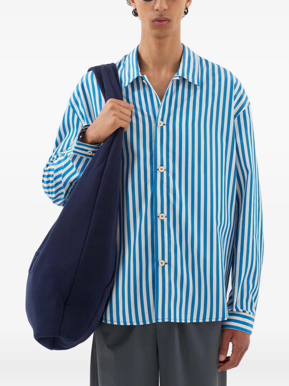 Sunnei chemise en coton à rayures | Image 2