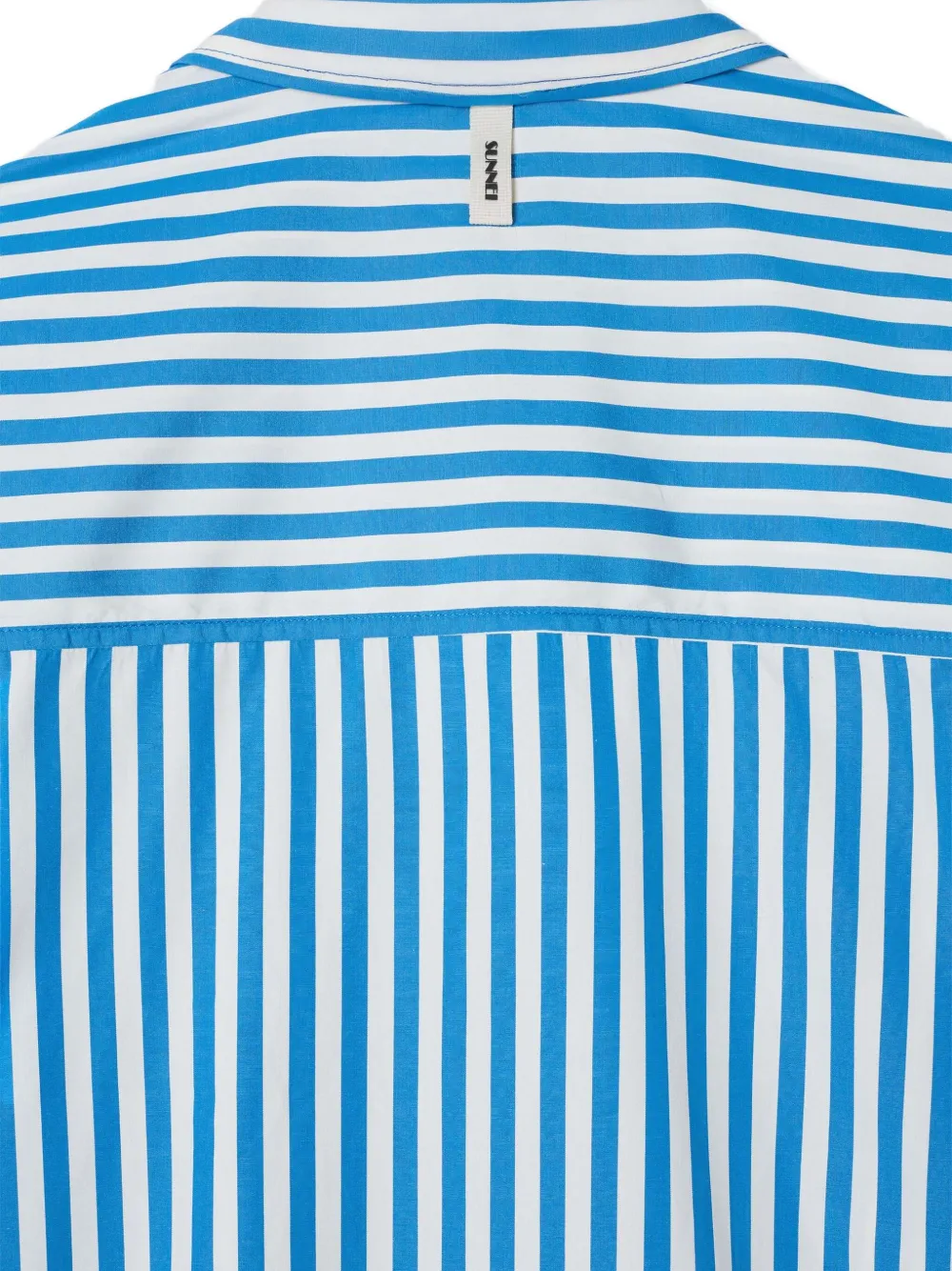 Sunnei Gestreiftes Hemd In Blue