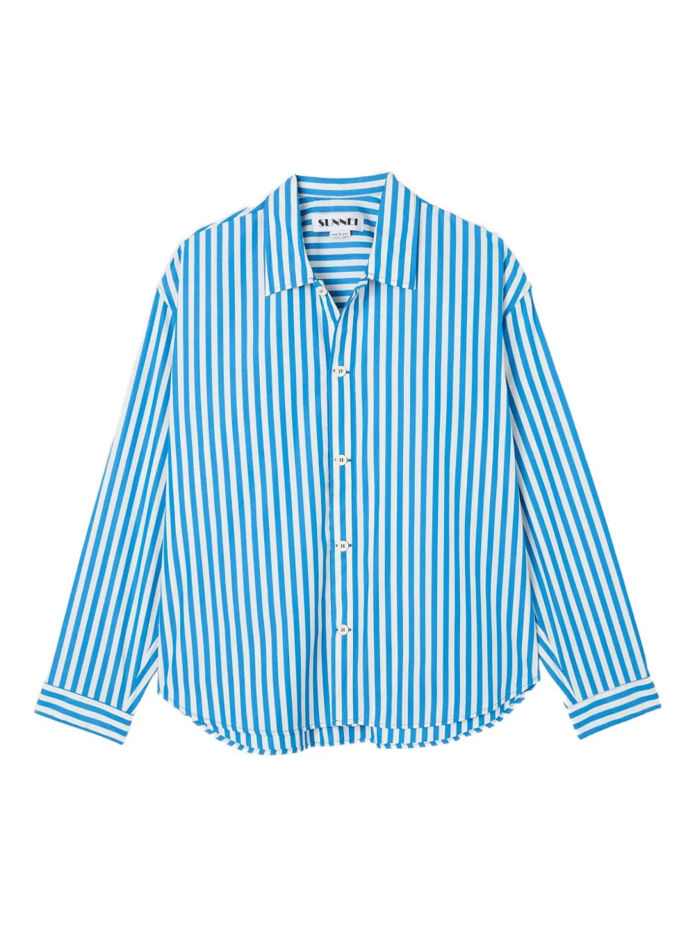 Sunnei chemise en coton à rayures | bleu | Image 1