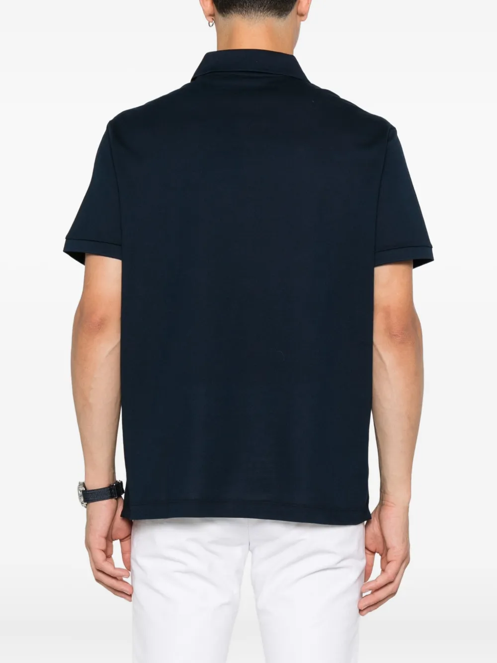 Paul & Shark embroidered logo polo shirt Blauw