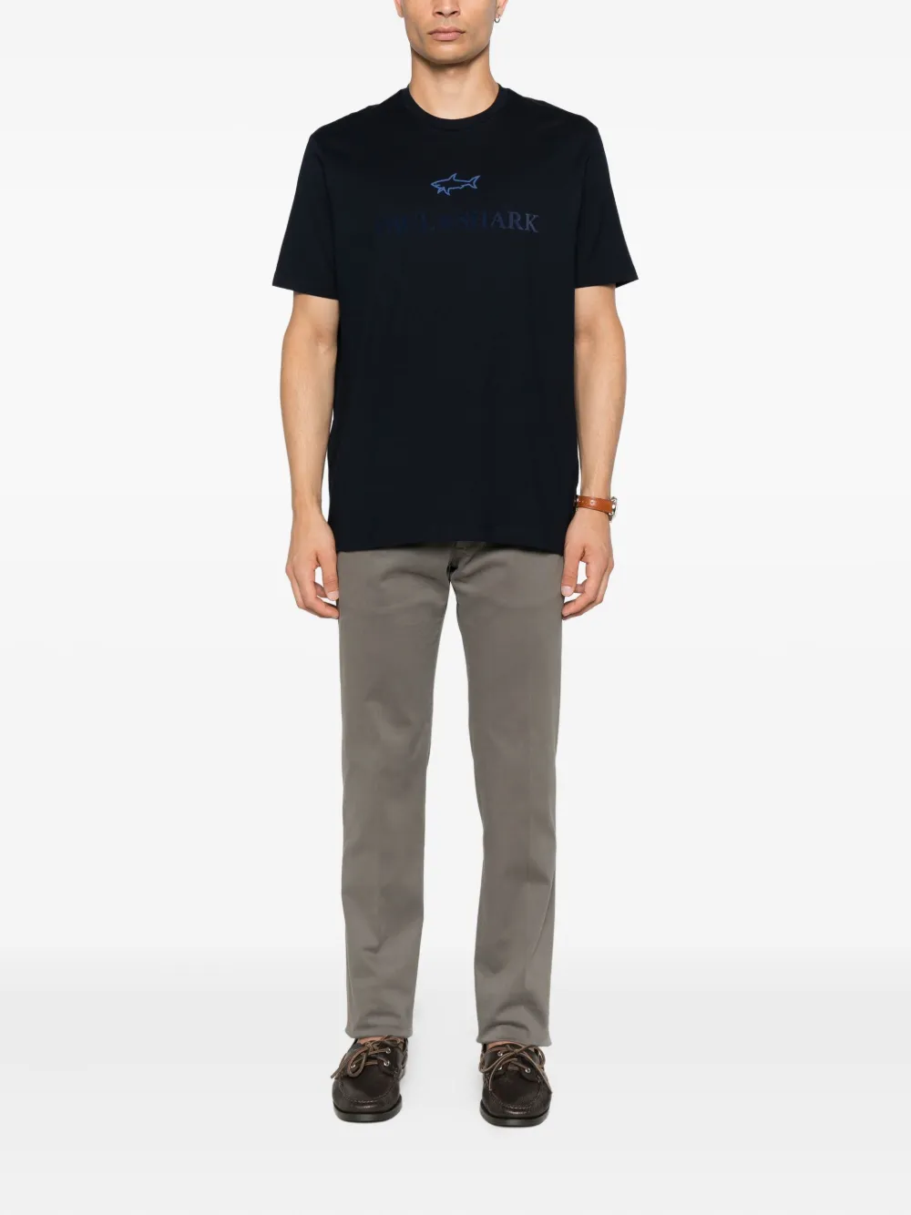 Paul & Shark Katoenen T-shirt Blauw