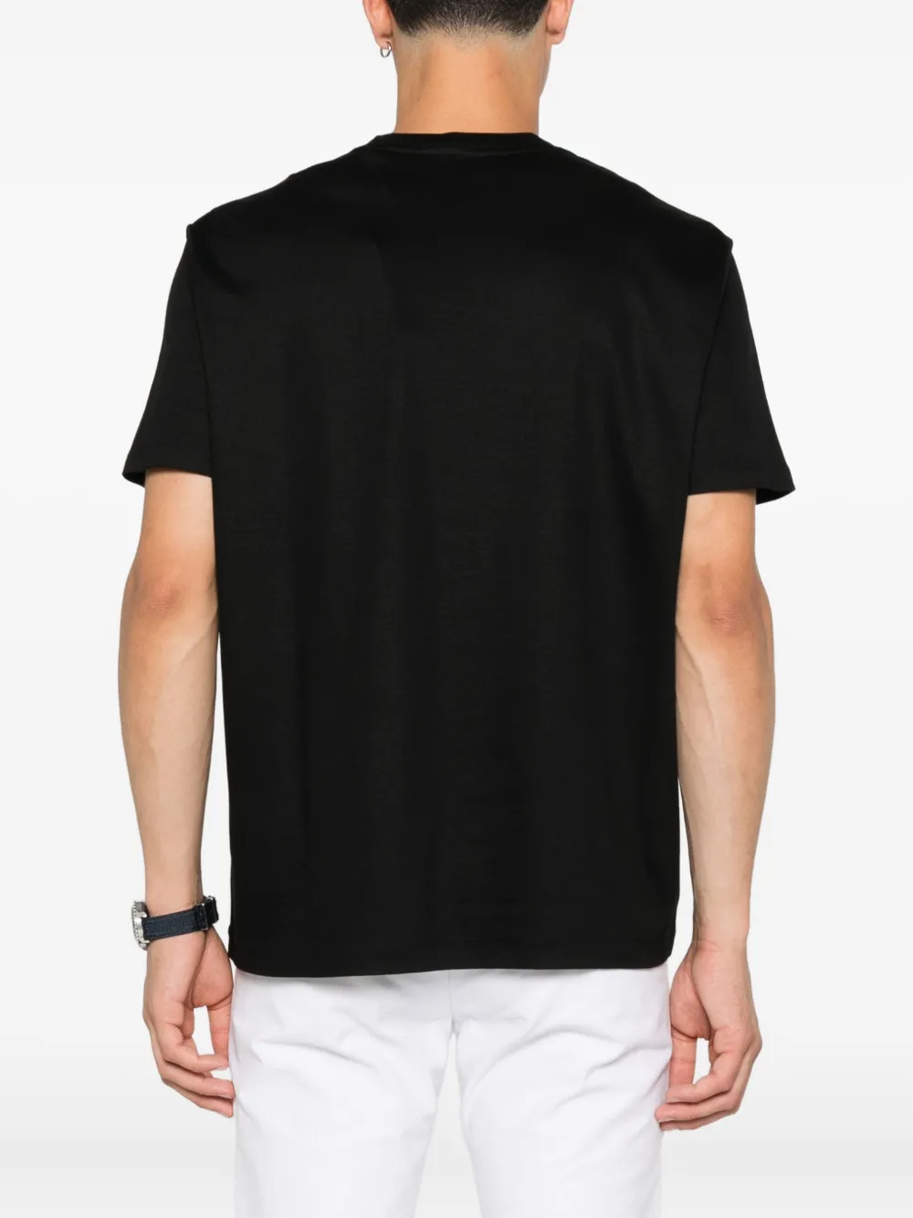 Paul & Shark T-shirt met logodetail Zwart