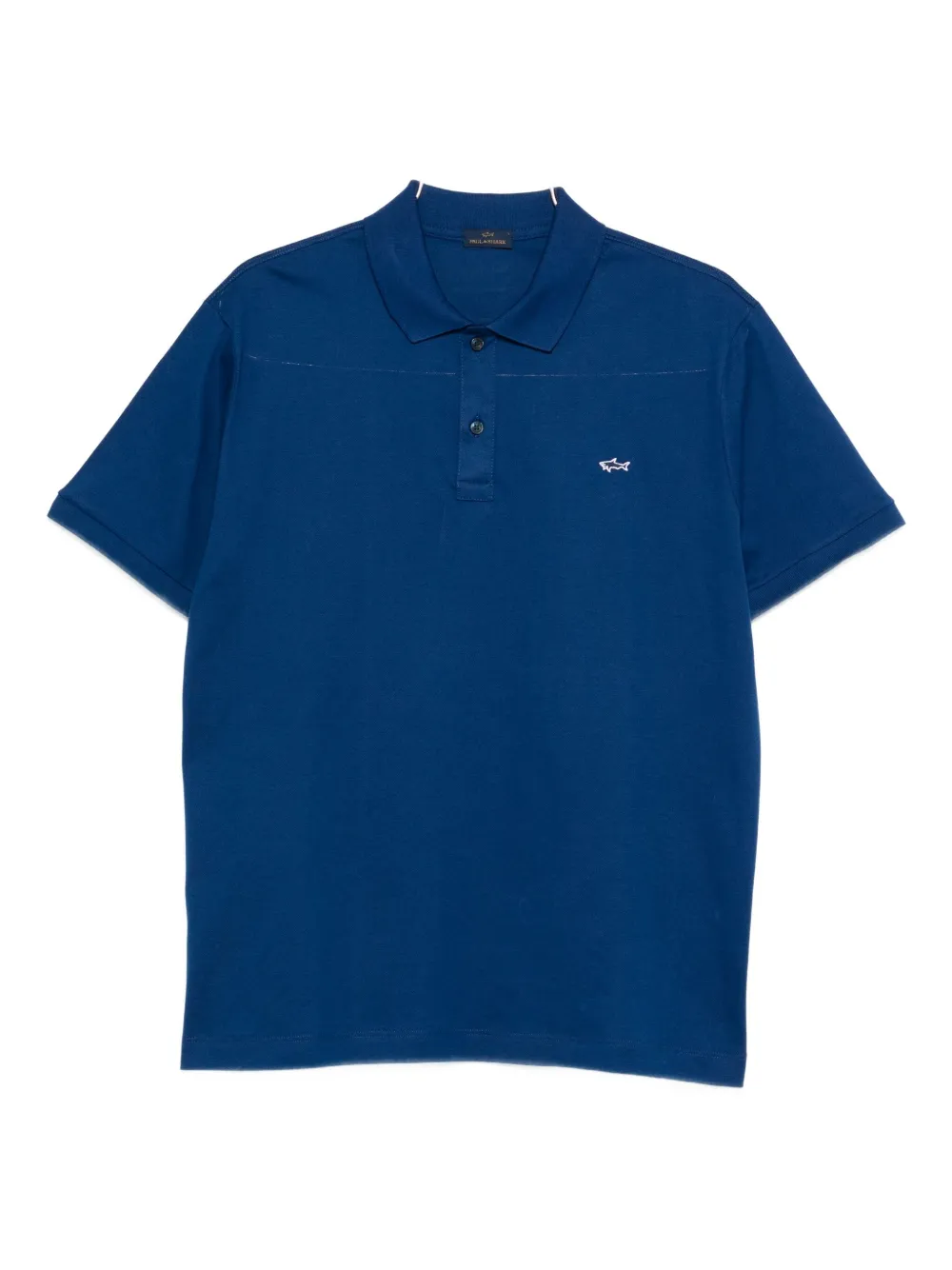 Paul & Shark Logo-embroidered Polo Shirt In Blue