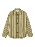Sunnei striped cotton shirt - Yellow