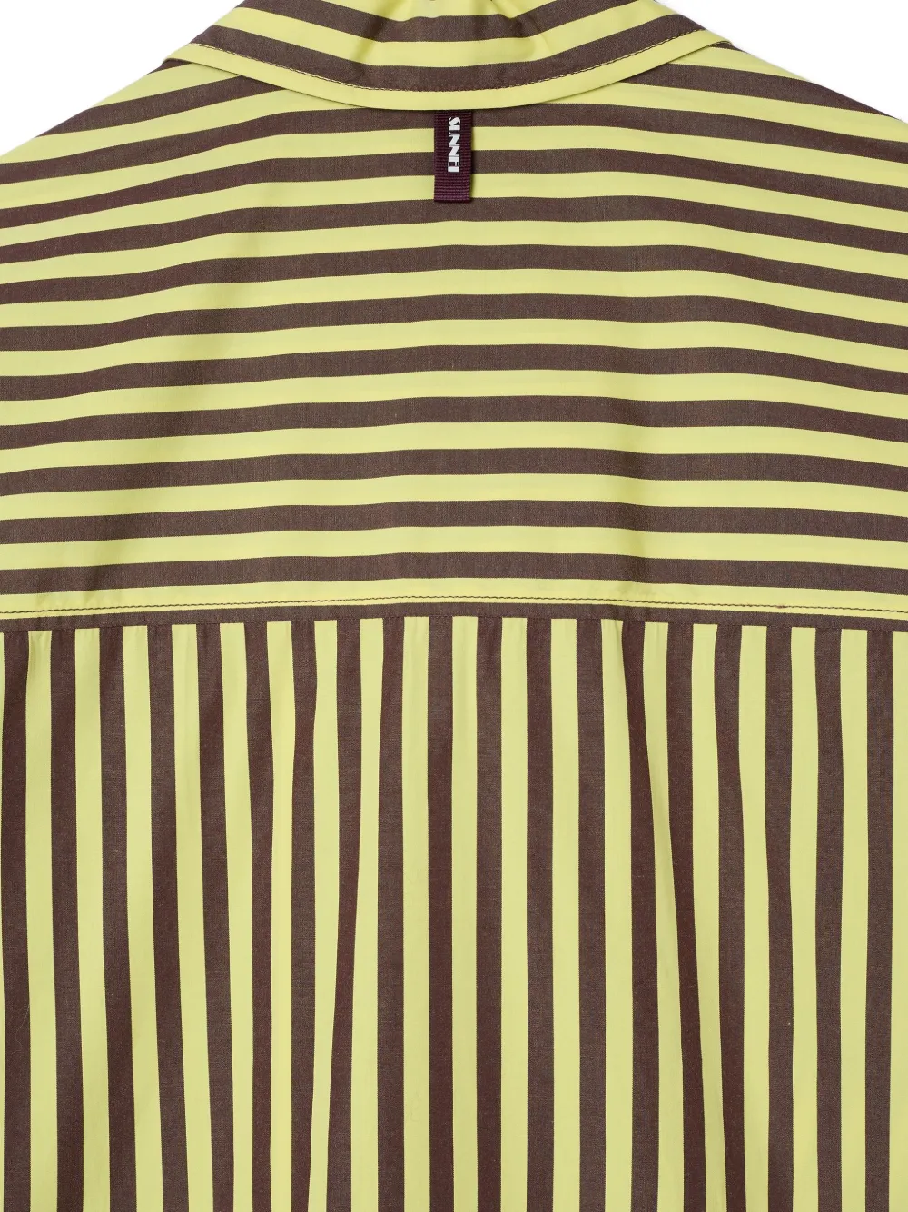 Sunnei Gestreept shirt Geel