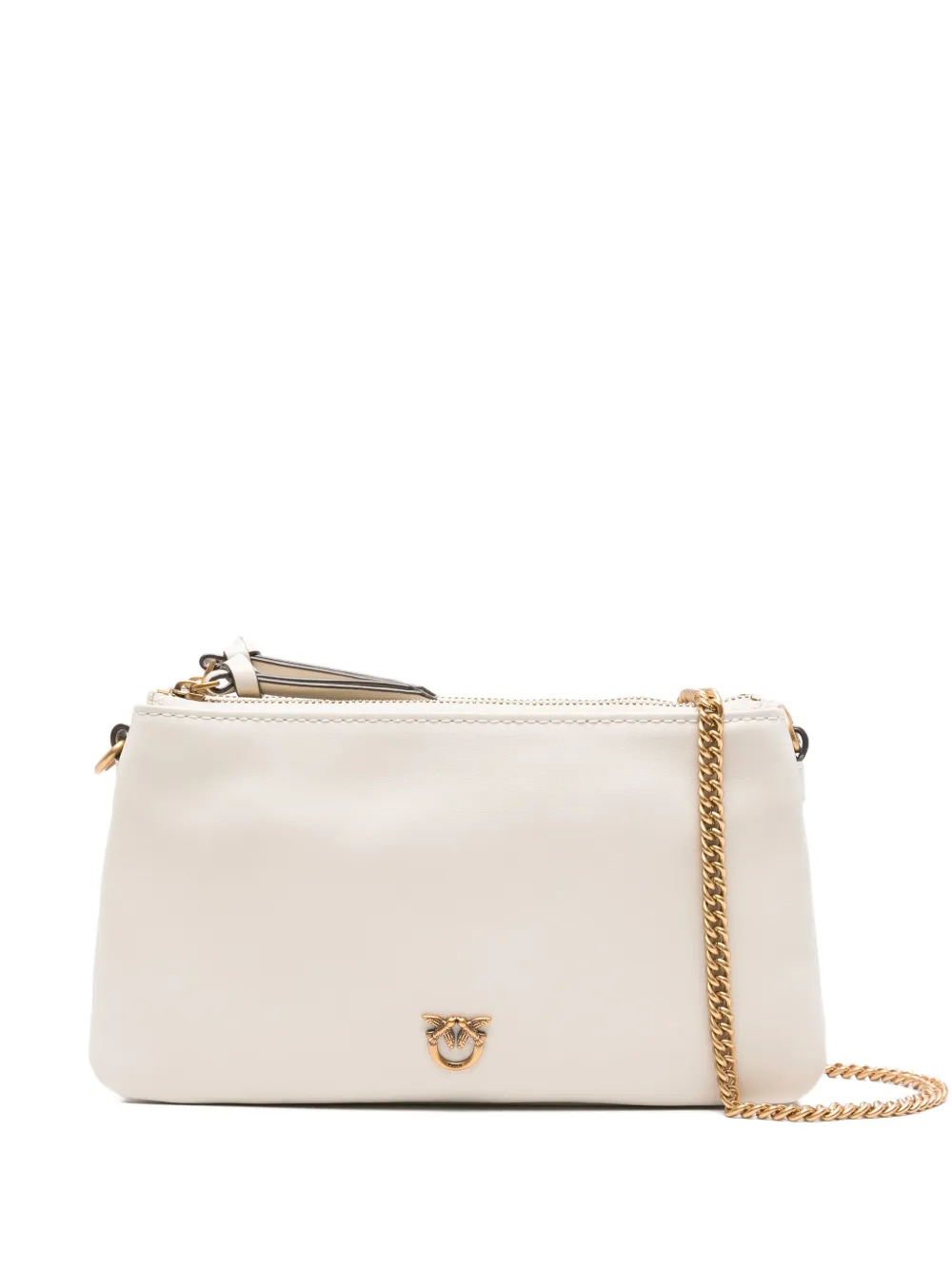 PINKO double-zip shoulder bag Wit