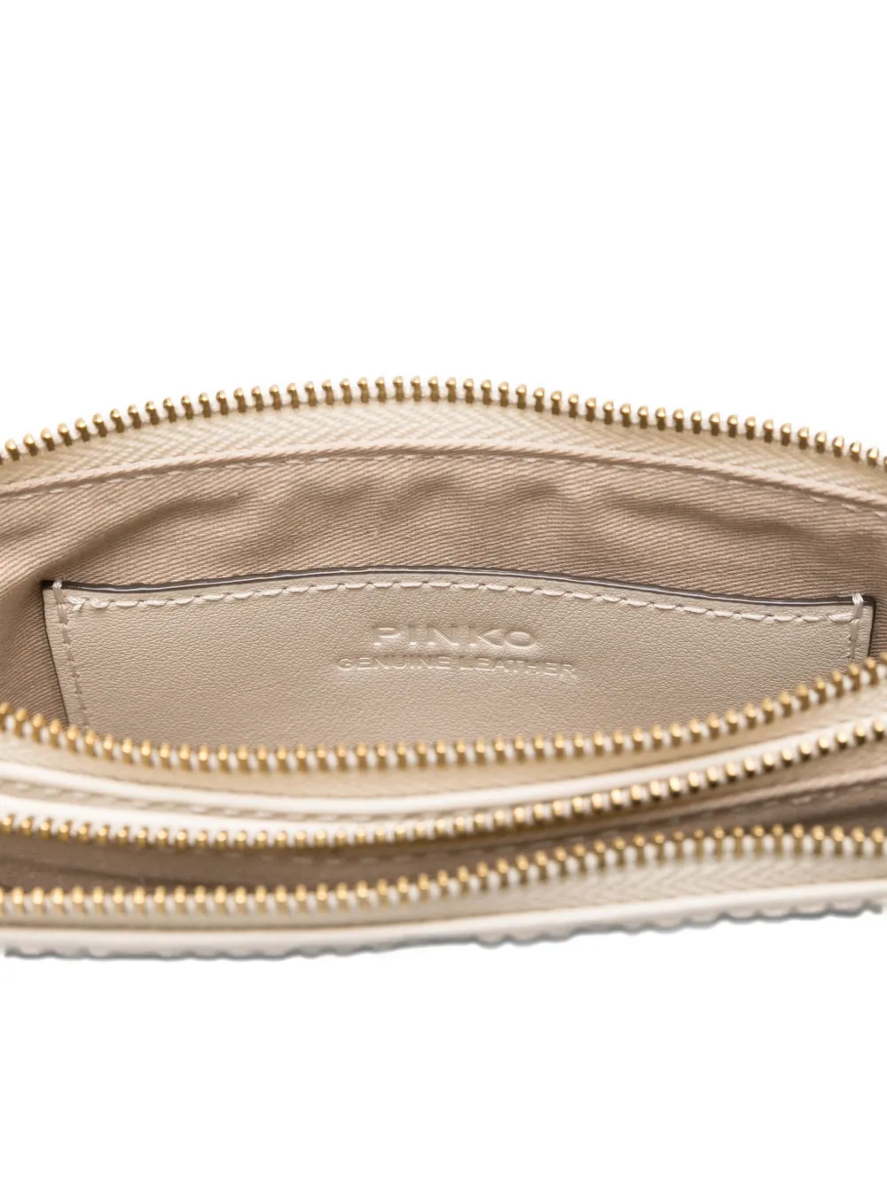 PINKO double-zip shoulder bag Wit