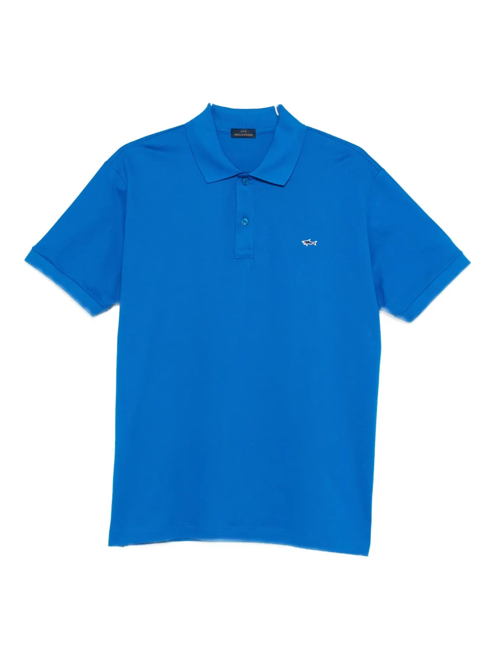 Paul & Shark Cotton Polo Shirt In Blue