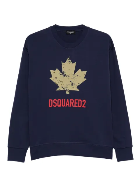 DSQUARED2 KIDS maple-leaf sweatshirt