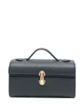 Savette leather tote bag - Blue