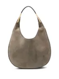 Savette small Florence suede top-handle shoulder bag - Brown