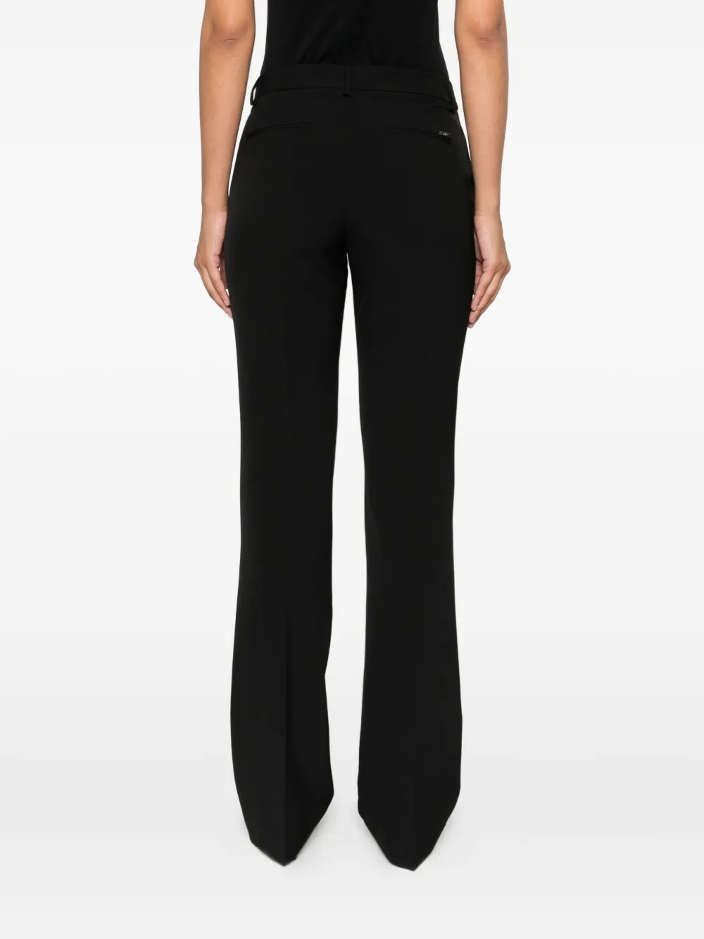 LIU JO embellished-waistband trousers Zwart