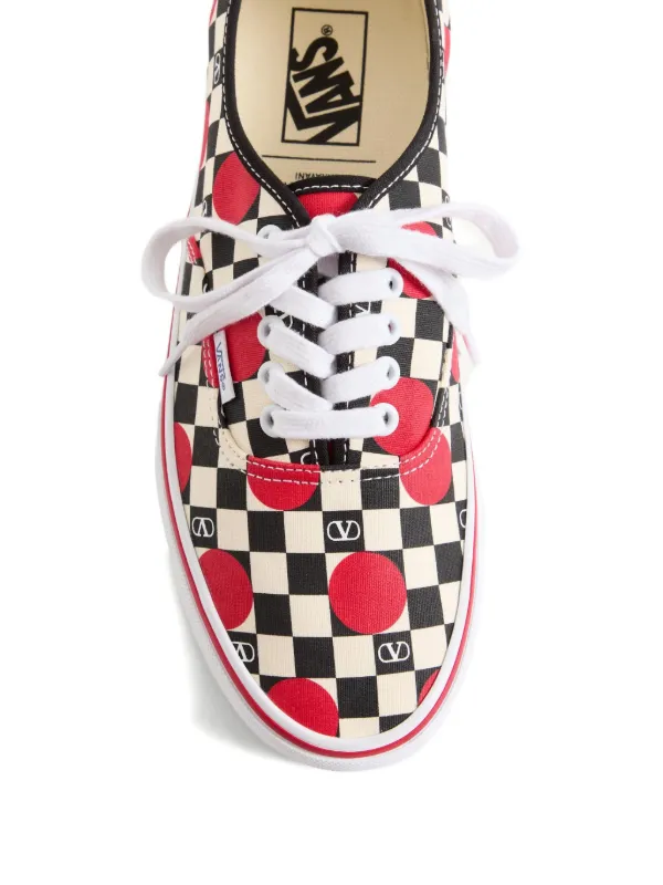 Valentino Garavani x Vans Vロゴ チェッカー ポルカドット スニーカー