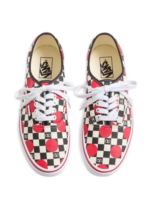 Valentino Garavani x Vans Vロゴ チェッカー ポルカドット スニーカー