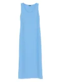 LIU JO Lurex® sleeveless midi dress - Blue