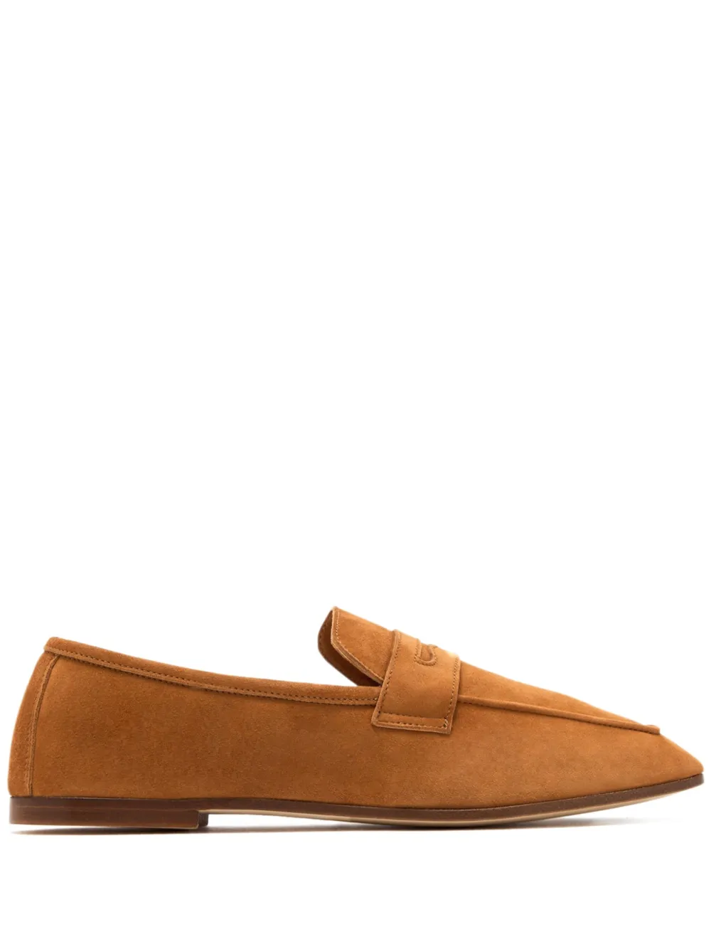 Sophique Milano suede penny loafers Brown