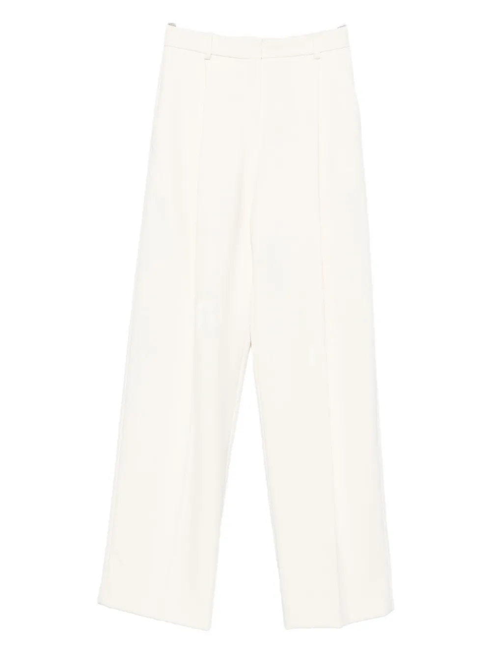Elisabetta Franchi Wool Pants In Neutral