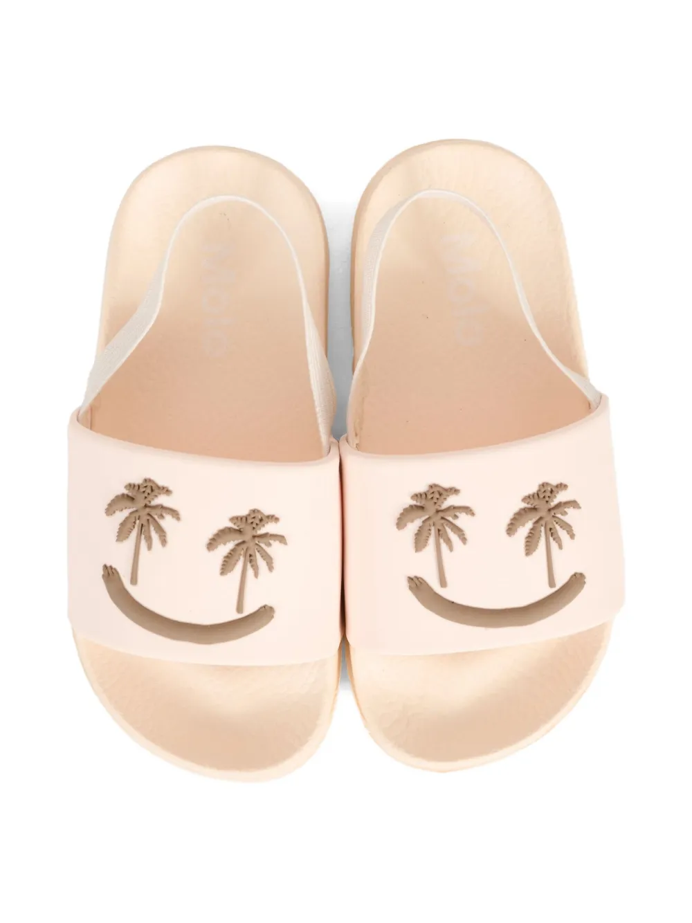 Molo Zhappy Elastic-strap Open-toe Sandals In Neutral