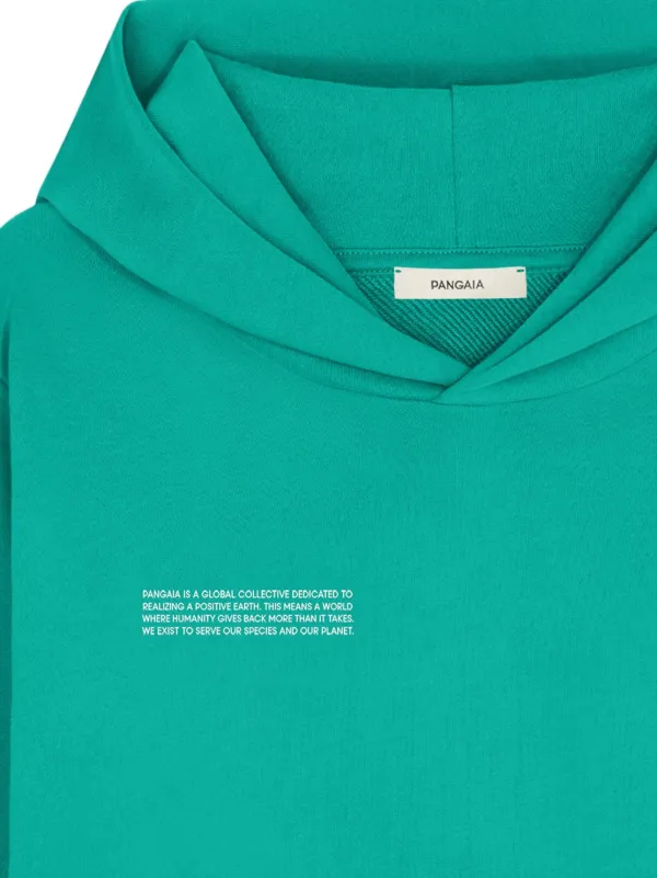 Pangaia Kids Felpa Con Cappuccio e Logo Grigio FARFETCH IT