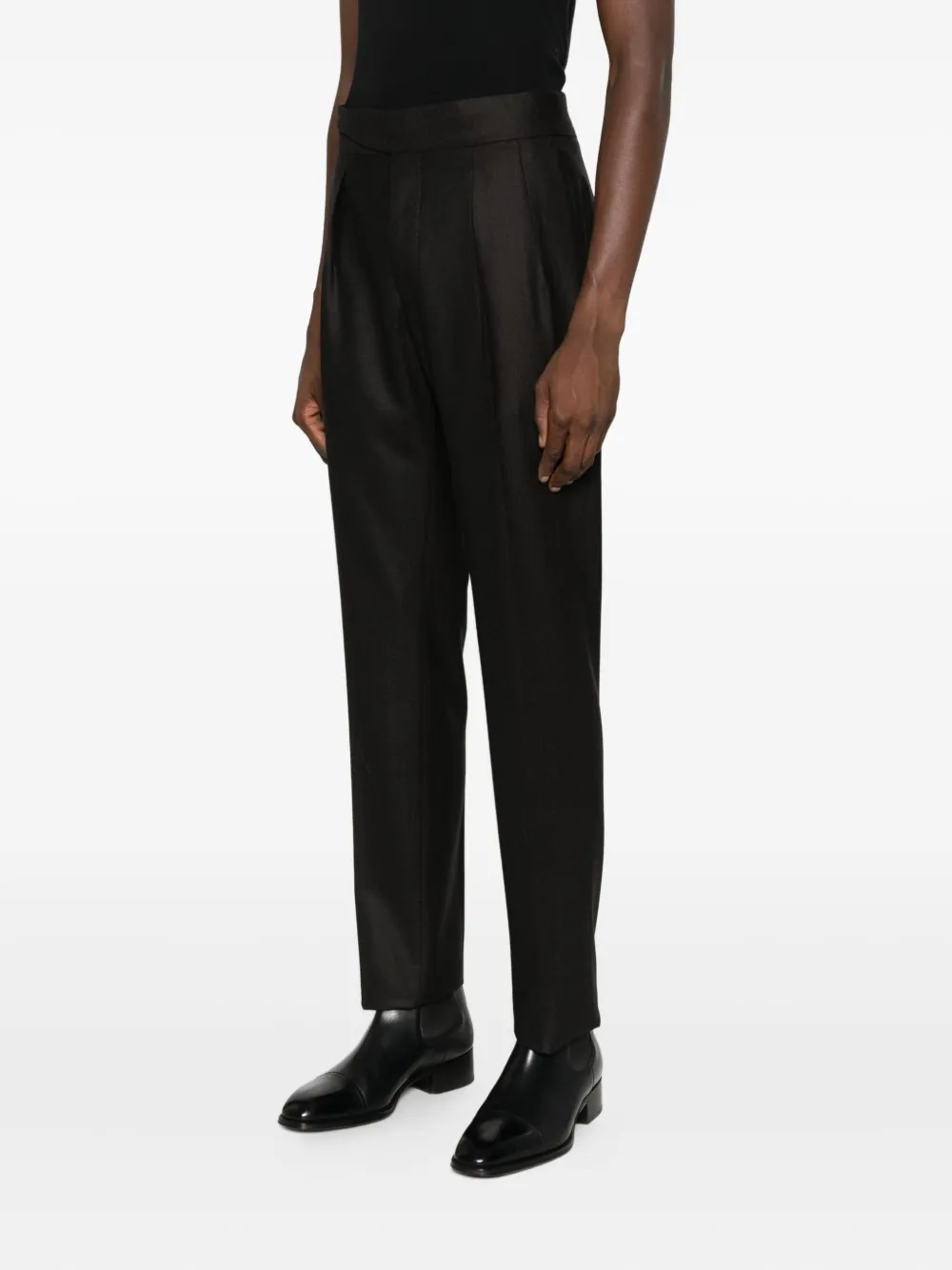 Tagliatore Plooibroek Bruin