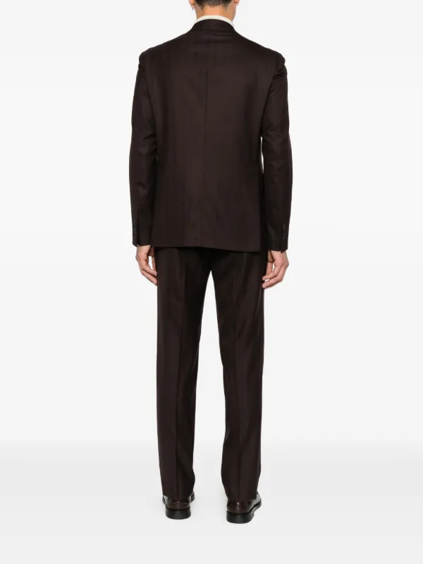 TAGLIATORE ブラウン ダブルブレストスーツ Tagliatore ダブルスーツ | ブラウン | FARFETCH JP