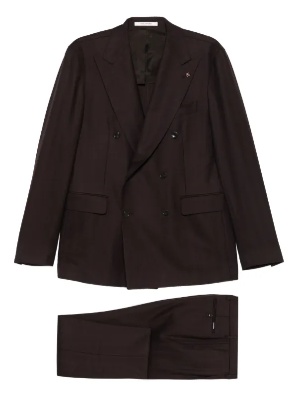 Tagliatore ダブルスーツ | ブラウン | FARFETCH JP