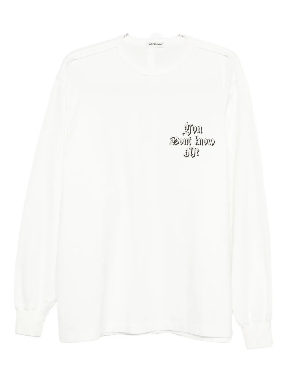 Undercover long-sleeve graphic-print T-shirt Wit