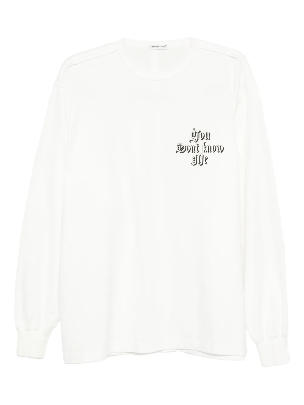 Undercover long-sleeve graphic-print T-shirt Wit