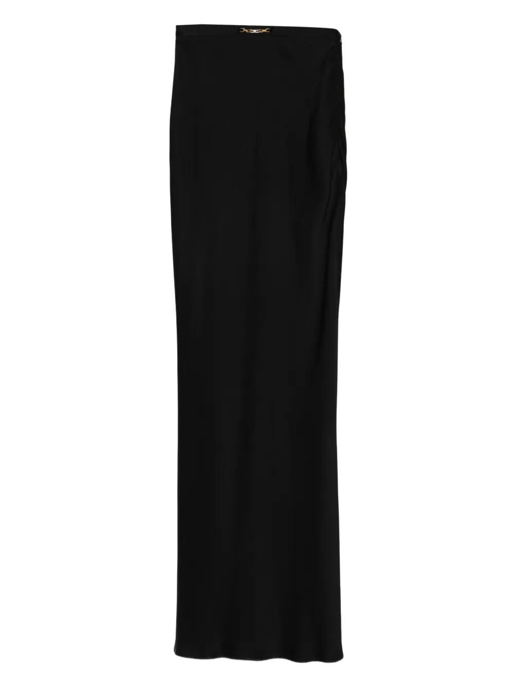 Elisabetta Franchi Maxi-rok met ketting Zwart