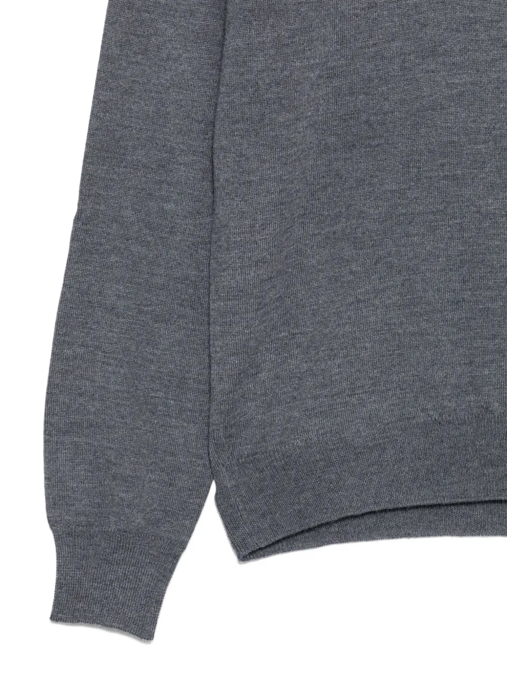 Tagliatore Trui met hoge hals en lange mouwen Grijs