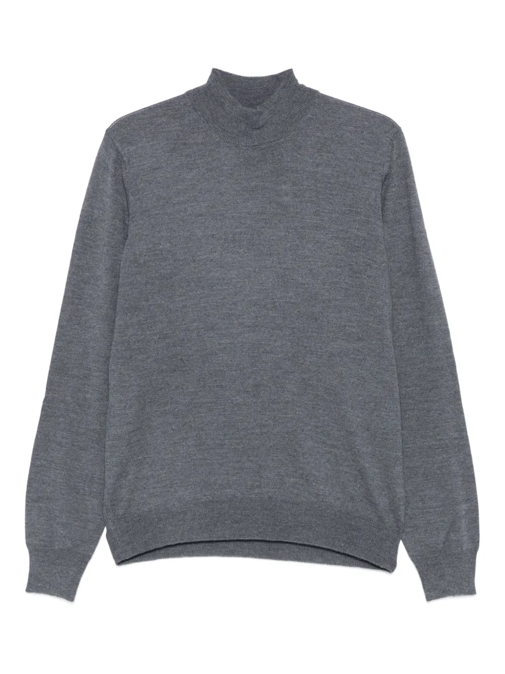 Tagliatore Trui met hoge hals en lange mouwen Grijs