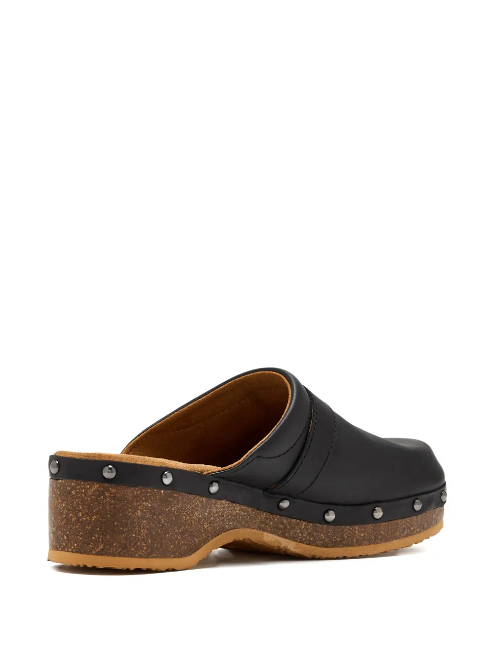 Scholl 40mm Pescura Buckle-fastening Studded Mules In Black