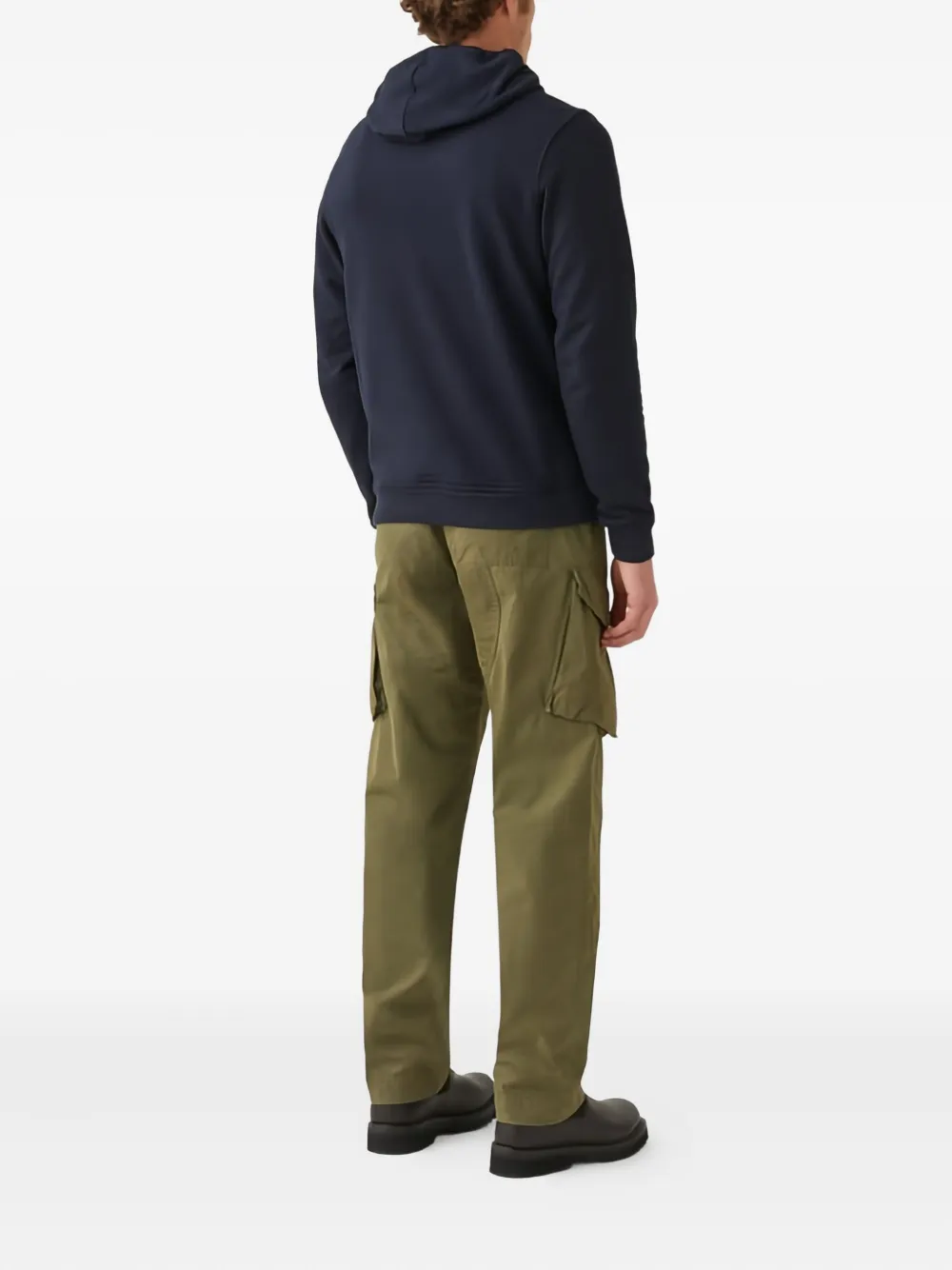 Belstaff hoodie met logopatch Blauw