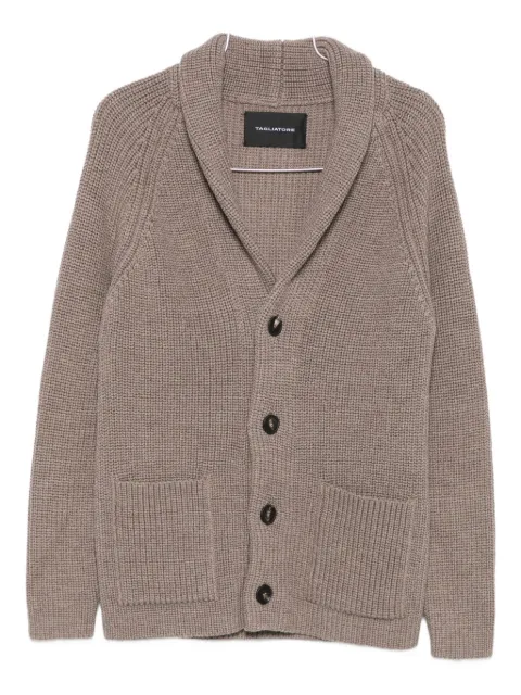 Tagliatore pocket shawl-collar cardigan