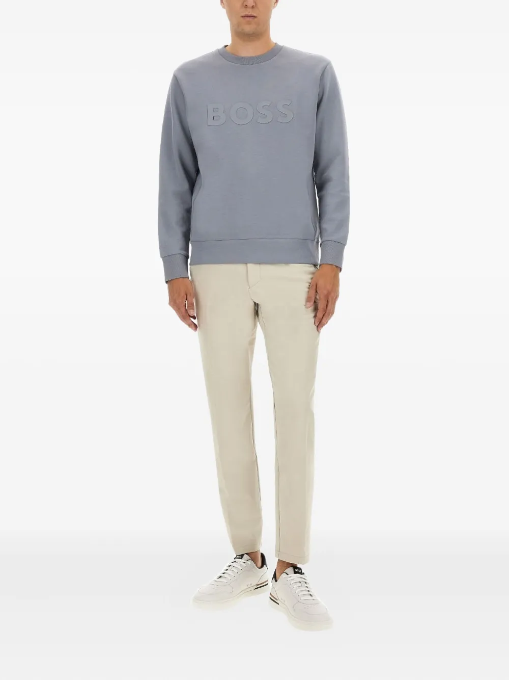 BOSS Salbo sweatshirt - Grijs