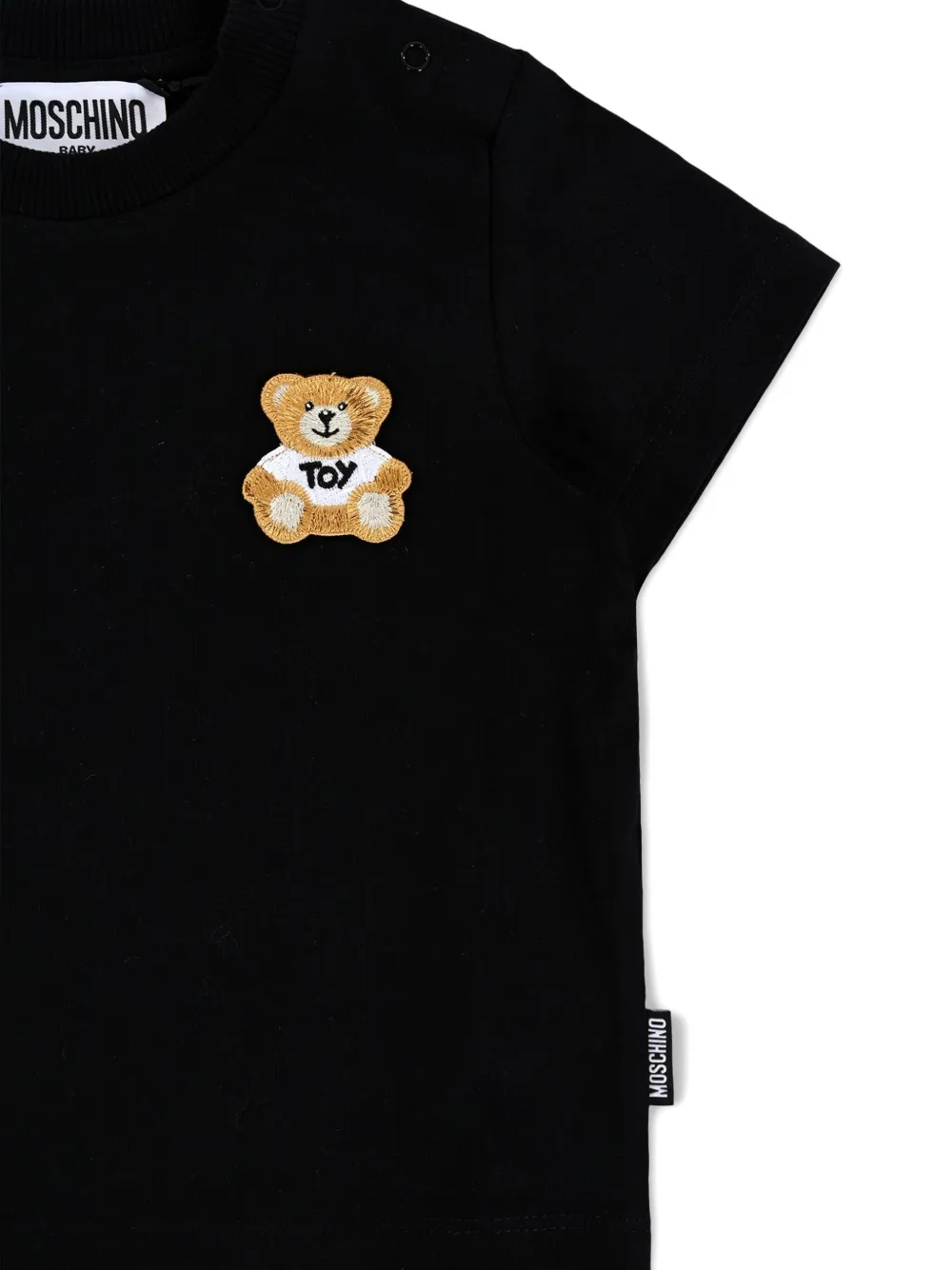 Moschino Kids T-shirt met korte mouwen Zwart