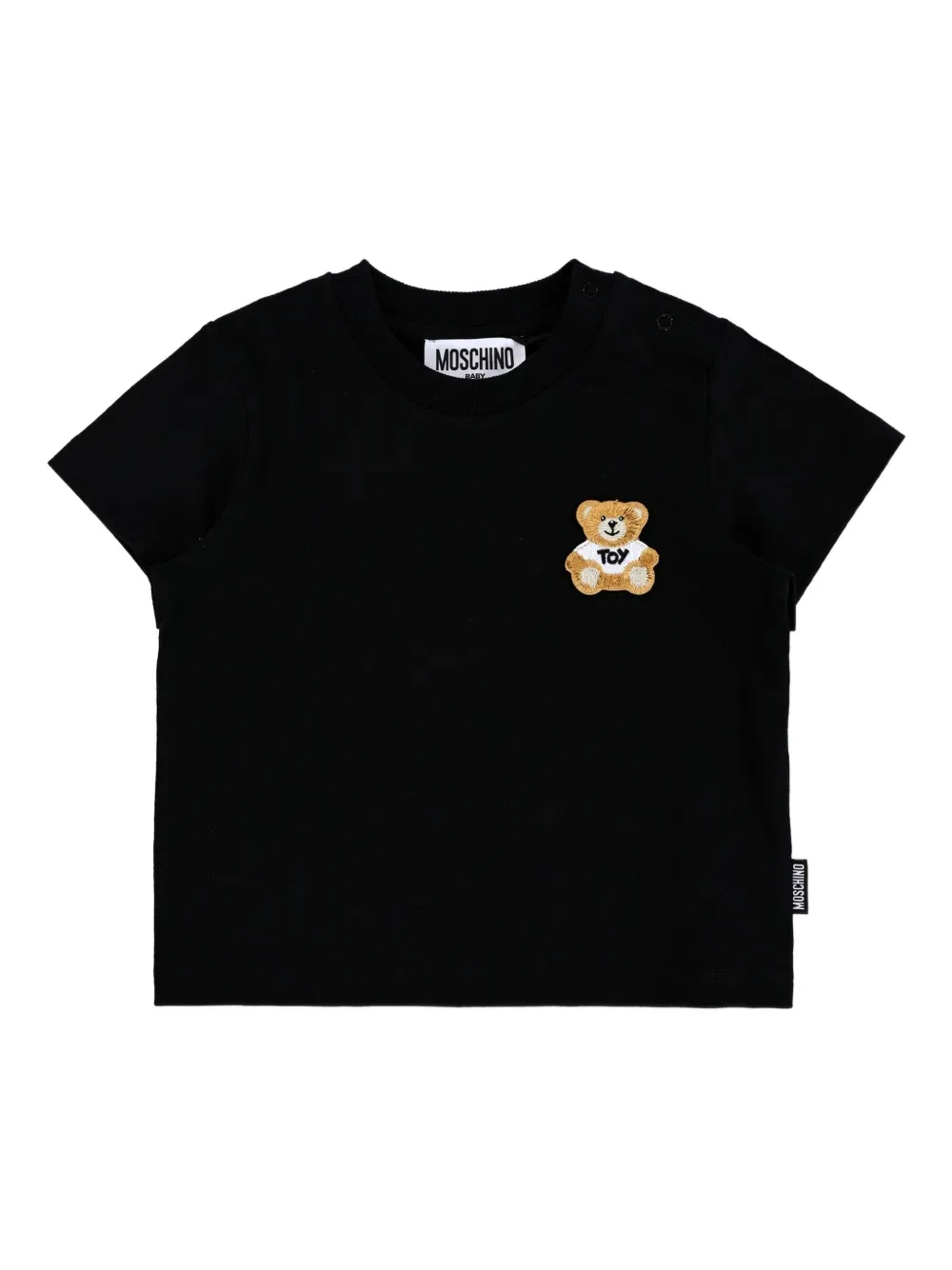 Moschino Kids T-shirt met korte mouwen Zwart