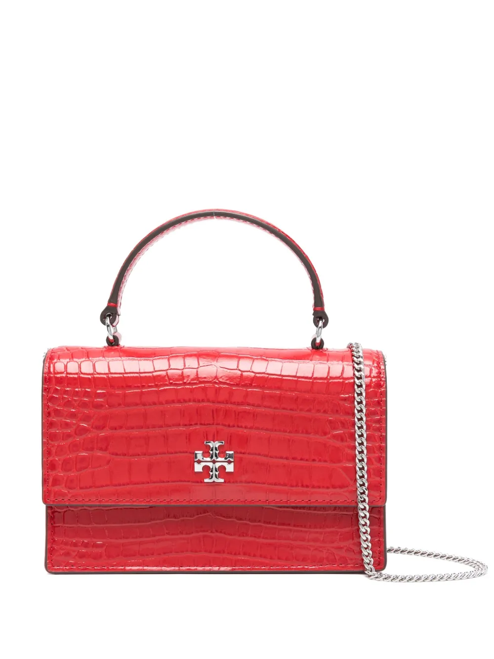 Tory Burch mini Kira embossed handbag - Rosso