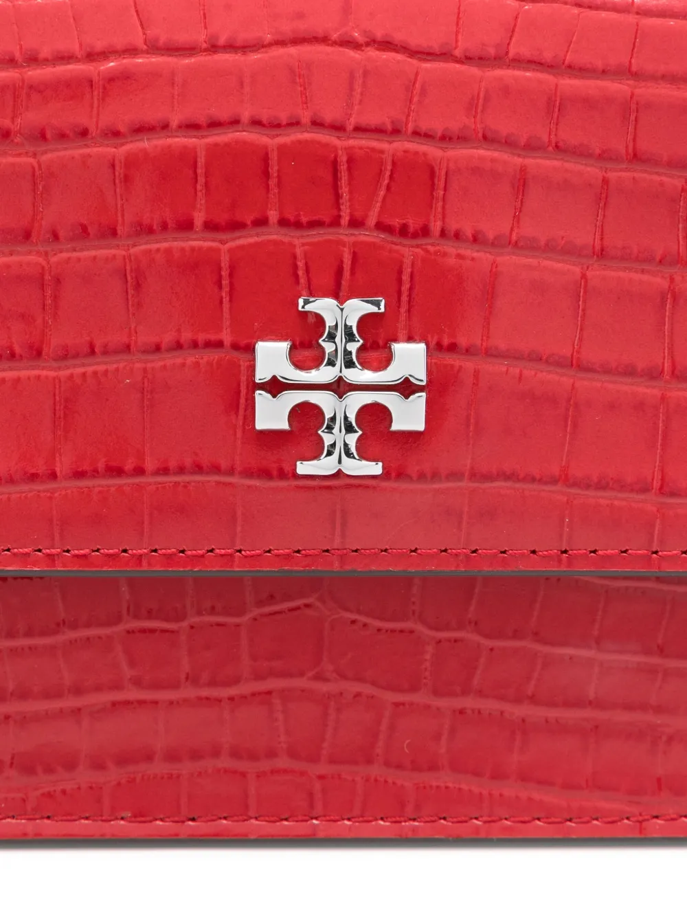 Tory Burch Kira kleine handtas met reliëf Rood