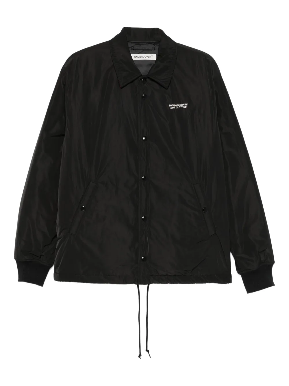 Undercover press-stud fastening jacket Zwart