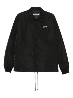 Valentino Garavani レザースリーブ ナイロンスポーツジャケット