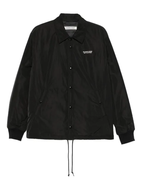 Undercover press-stud fastening jacket