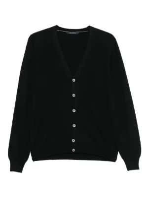 Drumohr ショールカラー カーディガン | ブルー | FARFETCH JP