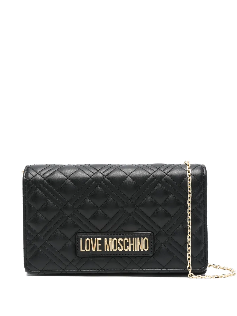 Love Moschino Gewatteerde crossbodytas Zwart