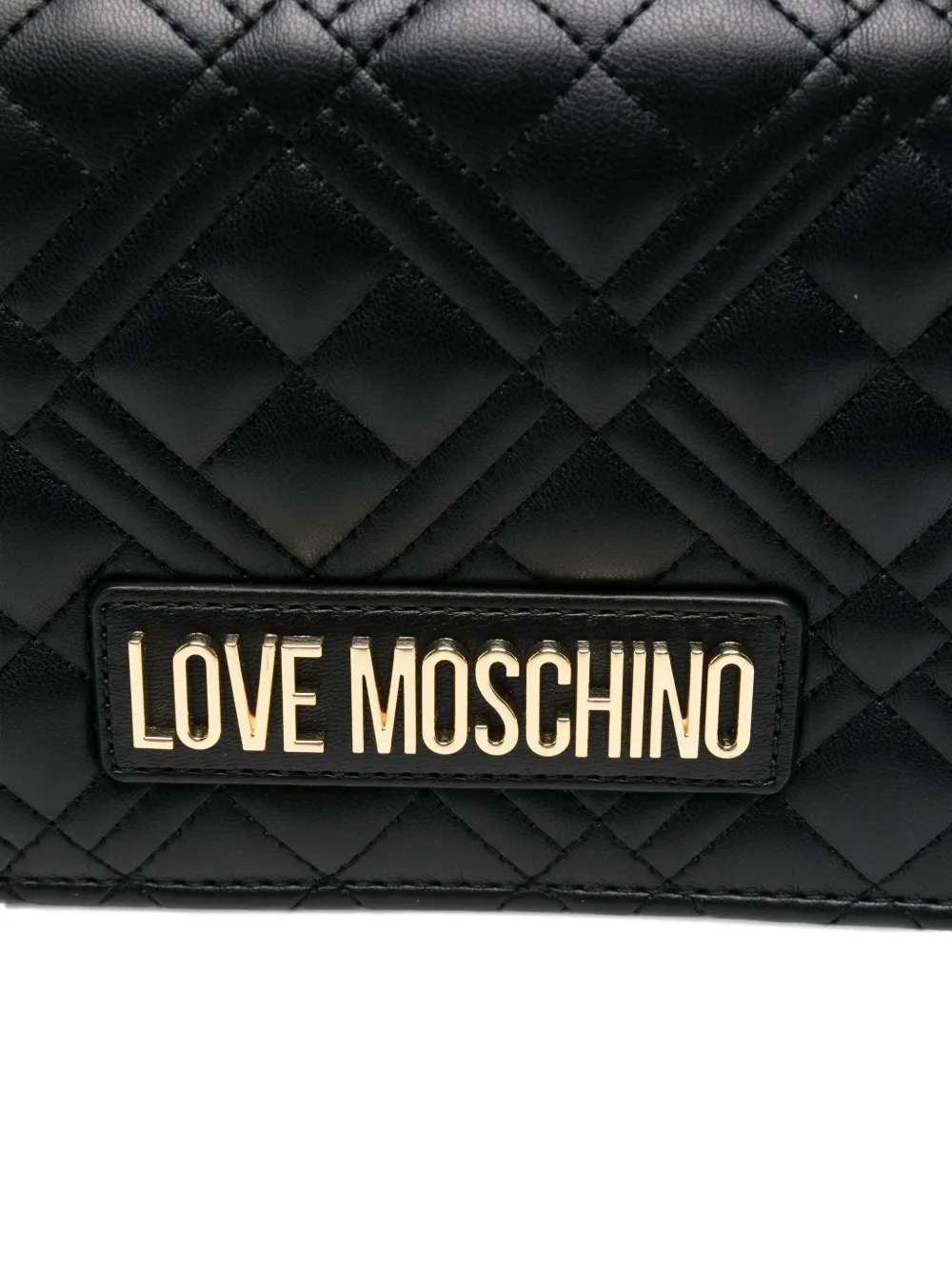 Love Moschino Gewatteerde crossbodytas Zwart