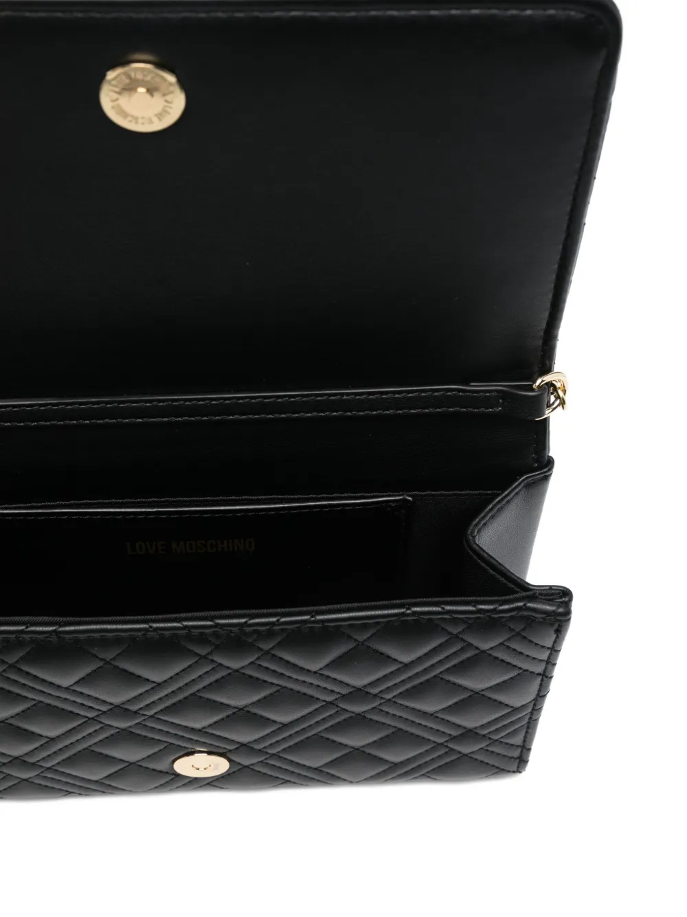 Love Moschino Gewatteerde crossbodytas Zwart
