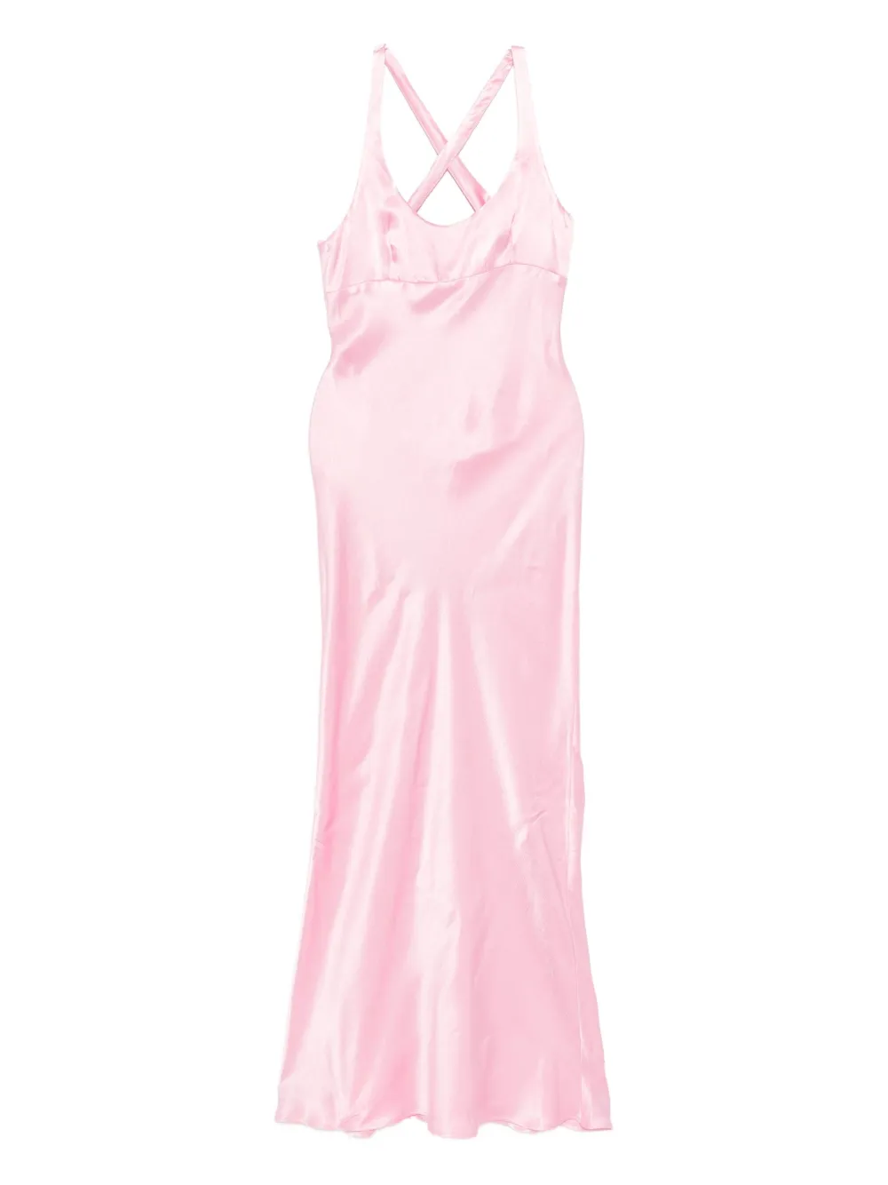 BEC + BRIDGE Maxina jurk met gekruiste bandjes Roze