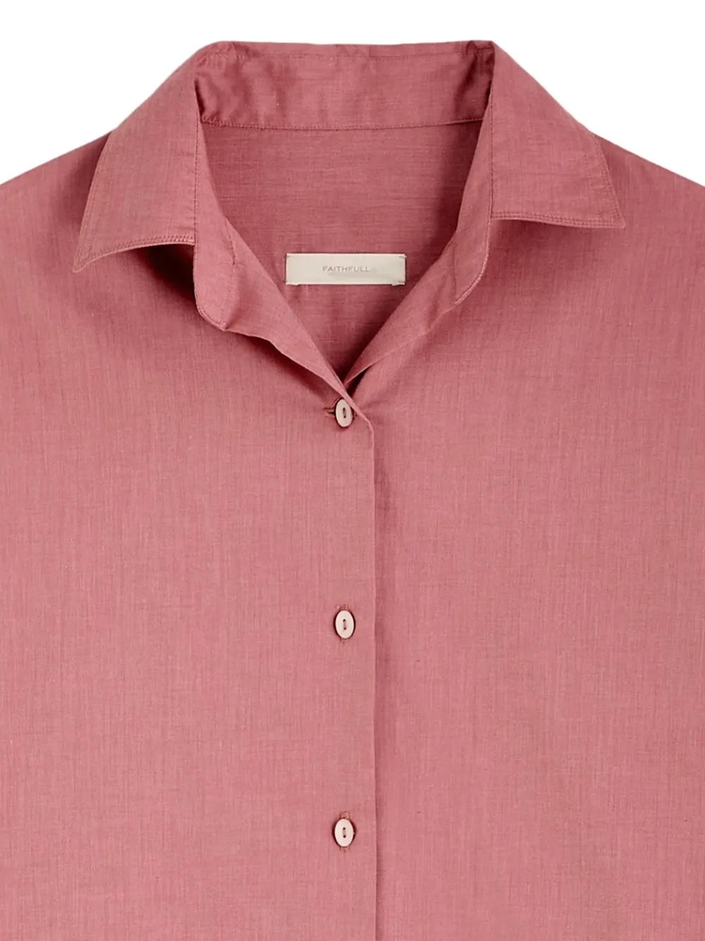 Faithfull the Brand En Vau blouse met print - Roze